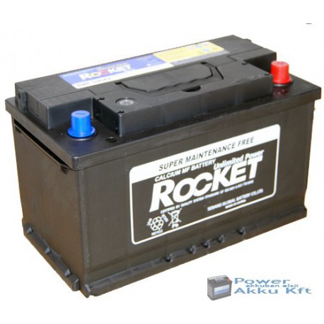 Rocket 12V 80Ah 700A jobb+ autó akkumulátor SMF 58014
