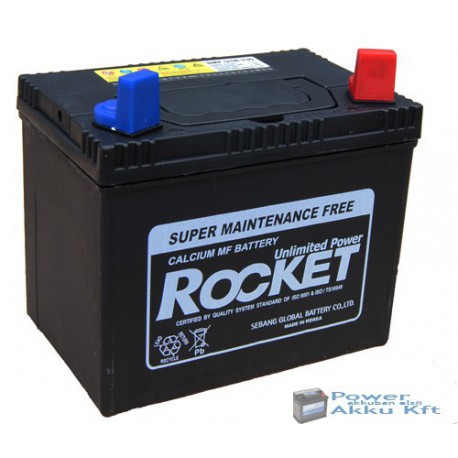 Rocket 12V 30Ah 330A jobb+ akkumulátor SMF U1R-330