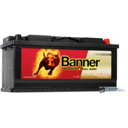 Banner Running Bull 605 01 AGM 12V 105Ah 950A jobb+ akkumulátor