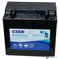 EXIDE AGM12-12 12V 12Ah 200A bal+ motorkerékpár akkumulátor