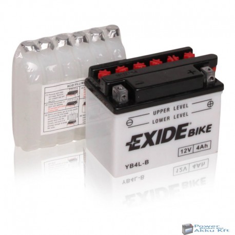 EXIDE EB4L-B 12V 4Ah 50A jobb+ motorkerékpár akkumulátor