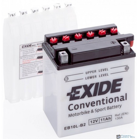 EXIDE EB10L-B 12V 11Ah 160A jobb+ motorkerékpár akkumulátor