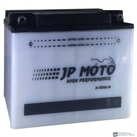 JP Moto Y-CB16CL-B 12V 19Ah 230A jobb+ motorkerékpár akkumulátor
