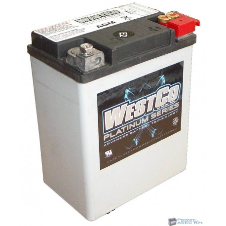 Westco WCP15L AGM 12V 14Ah 220A gyárilag zárt motorakku