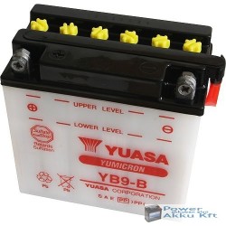 YUASA YB9-B 12V 9Ah 130A bal+ motorkerékpár akkumulátor
