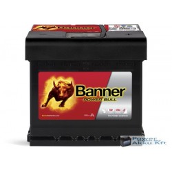Banner Power Bull Pro. 12V 50Ah 420A jobb+ akkumulátor