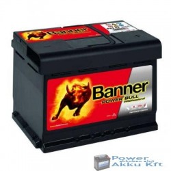 Banner Power Bull Pro. 12V 63Ah 620A jobb+ akkumulátor