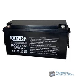 Krafton AGM GEL 150Ah Bal+ Akkumulátor