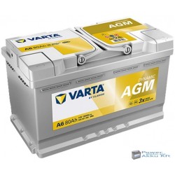 Varta Silver Dynamic AGM 12v 80Ah 800A jobb+ akkumulátor