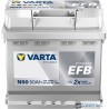 Varta Dynamic EFB - 12V 50Ah - autó akkumulátor - jobb+