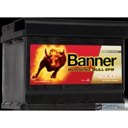 Banner Running Bull EFB 560 11 12 V 60Ah 580A jobb+ akkumulátor
